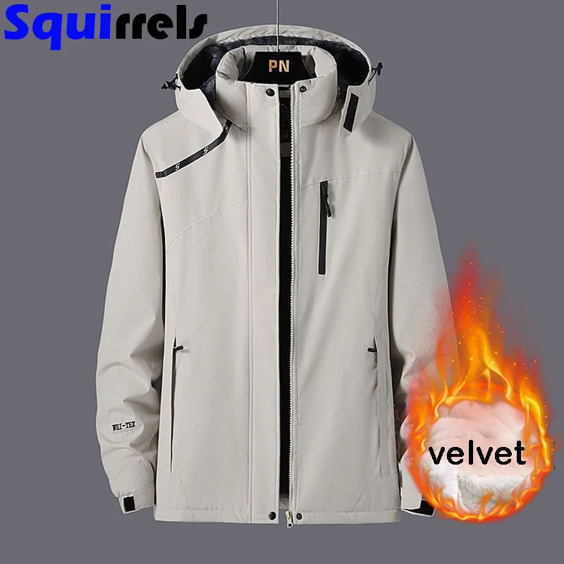 Jacket for men women spring autumn outdoor sports loose windproof waterproof hooded wear clothing men's man coat paletot clothes