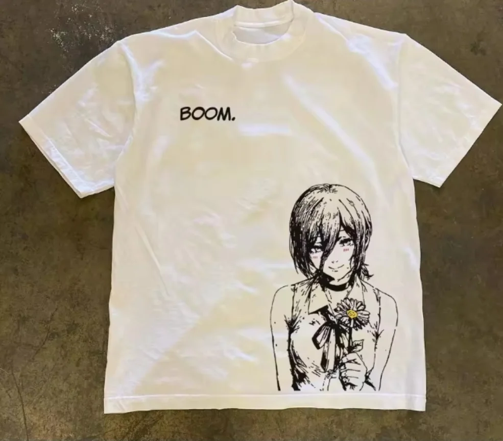 2026 Chainsaw Man Reze Anime Manga Girl Graphic Tee  Mens Womens T-Shirt Summer Streetwear