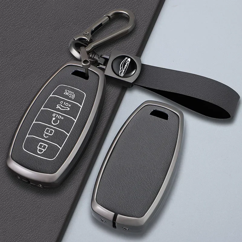 

Car Keychain 3/4/5 Button Case For Hyundai I30 Ix35 KONA Encino Solaris Azera Grandeur Ig Accent Santa Fe Palisade Key Case