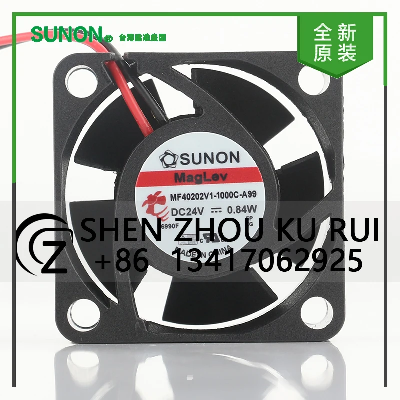 New original Sunon 5V 12V 48V DC 24V 0.84W AC EC 4020 40X40X20MM 4CM maglev frequency converter MF40202V1-1000C-A99 cooling fan