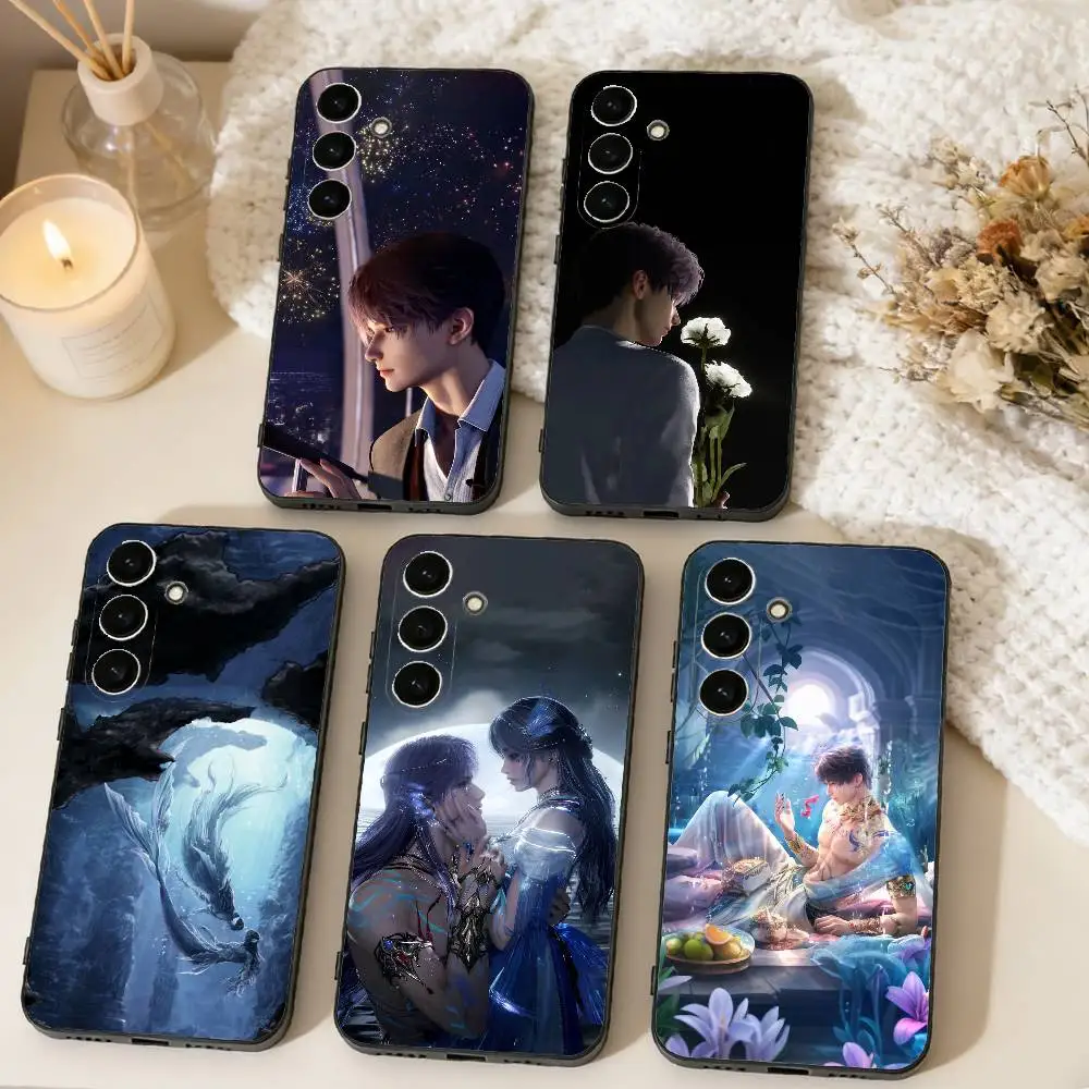 

Game L-love And Deepspac Phone Case For Samsung Galaxy A73,A72,A71,A70,A53,A52,A51,Soft Black Shell