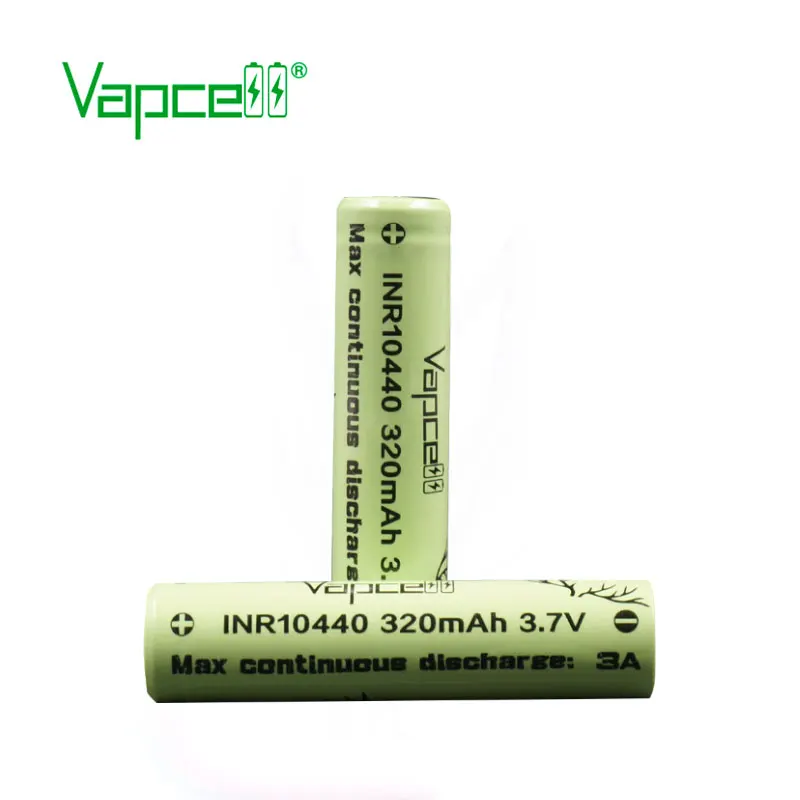 Vapcell 10440 320mah High Quality Li Ion Battery 10440 Rechargeable Battery AAA  3A for Flashlight