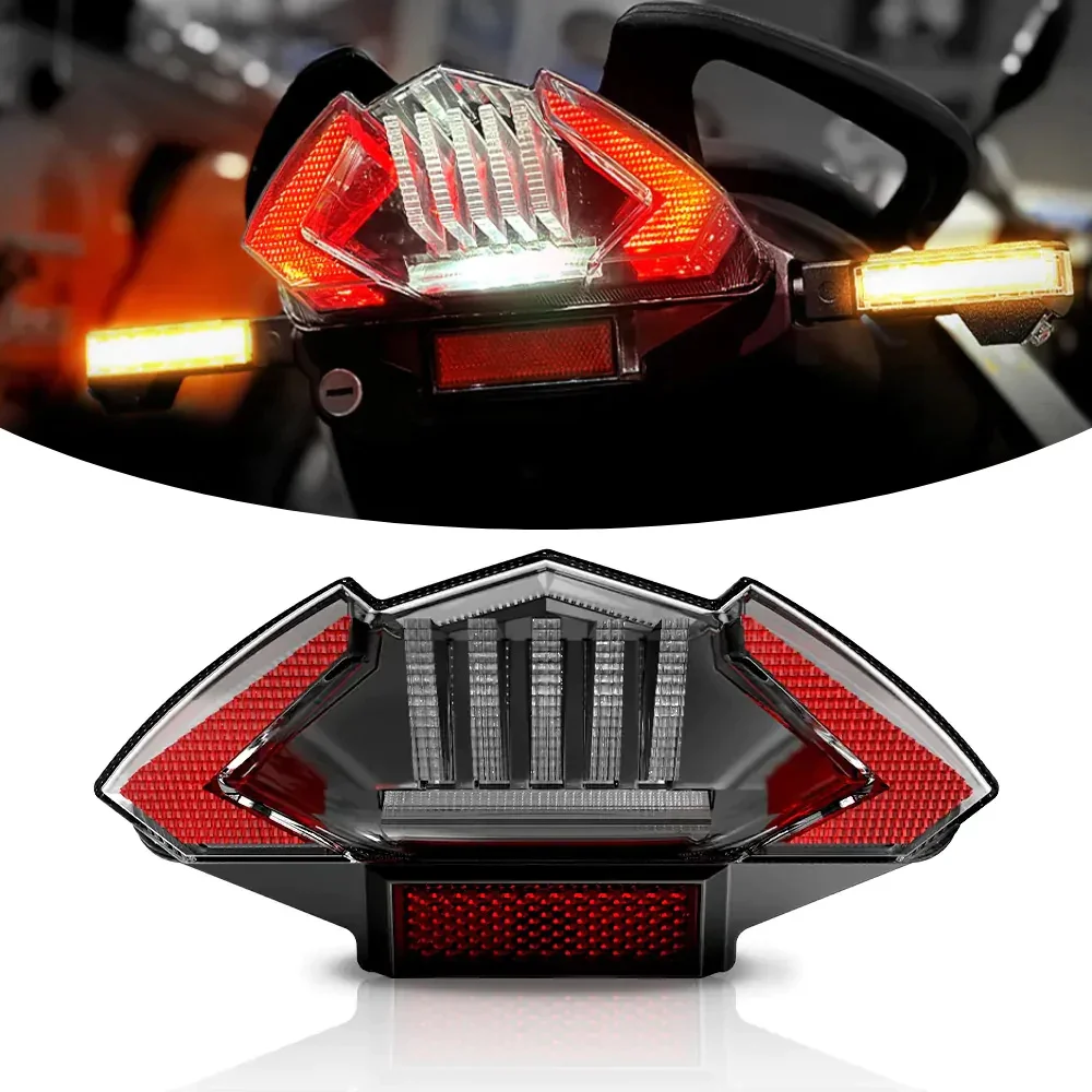 

Newly upgraded For BMW F650GS F800S F800ST F800GT F800R R1200GS LED Rear Tail Lamp,Bright Brake Light With DRL,Emark Approved