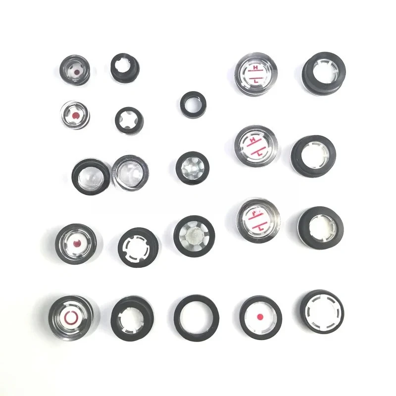 Press in circular oil standard oil window/encapsulated non threaded oil mirror 19/20/25/26/28/29/30/32/34mm