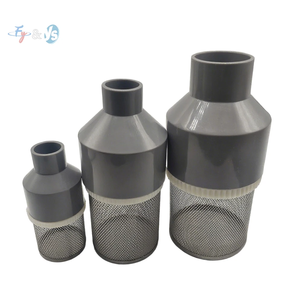 

Stainless Steel Filter,Joint Diameter of 20mm/25mm/32mm Can Be Inserted to Connect PVC Water Pipe Suction Hose Strainer