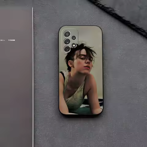 Famous Singer B-BillieS Phone Case for Samsung Galaxy S24 S22 S23 S20 S21 Ultra Fe Plus M54 A34 A54 A24 A52 A53 Coque