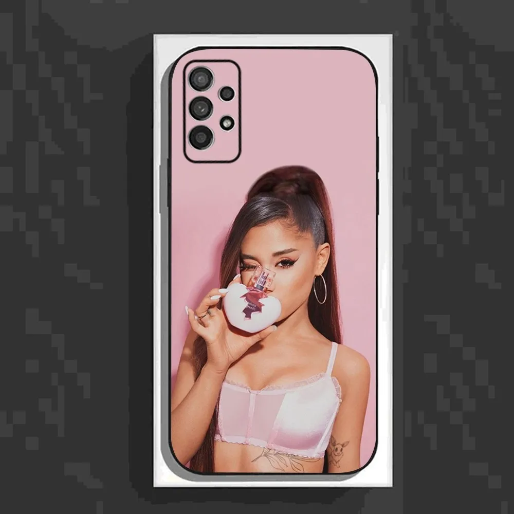 A-Ariana G-Grande Yes And Phone Case For Samsung Galaxy A13,A21s,A22,A31,A32,A52,A53,A71,A80,A91 Soft Black Cover