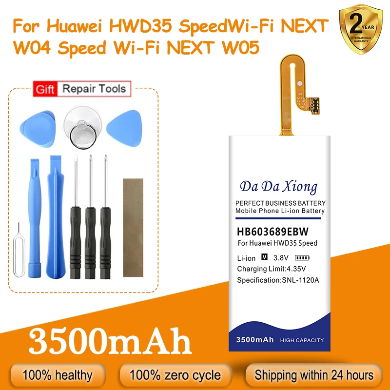 High Quality HB603689EBW HB3246A1ECW Replace Battery For Huawei Mate XS HWD35 Speed Wi-Fi NEXT W05 W04 + Tool