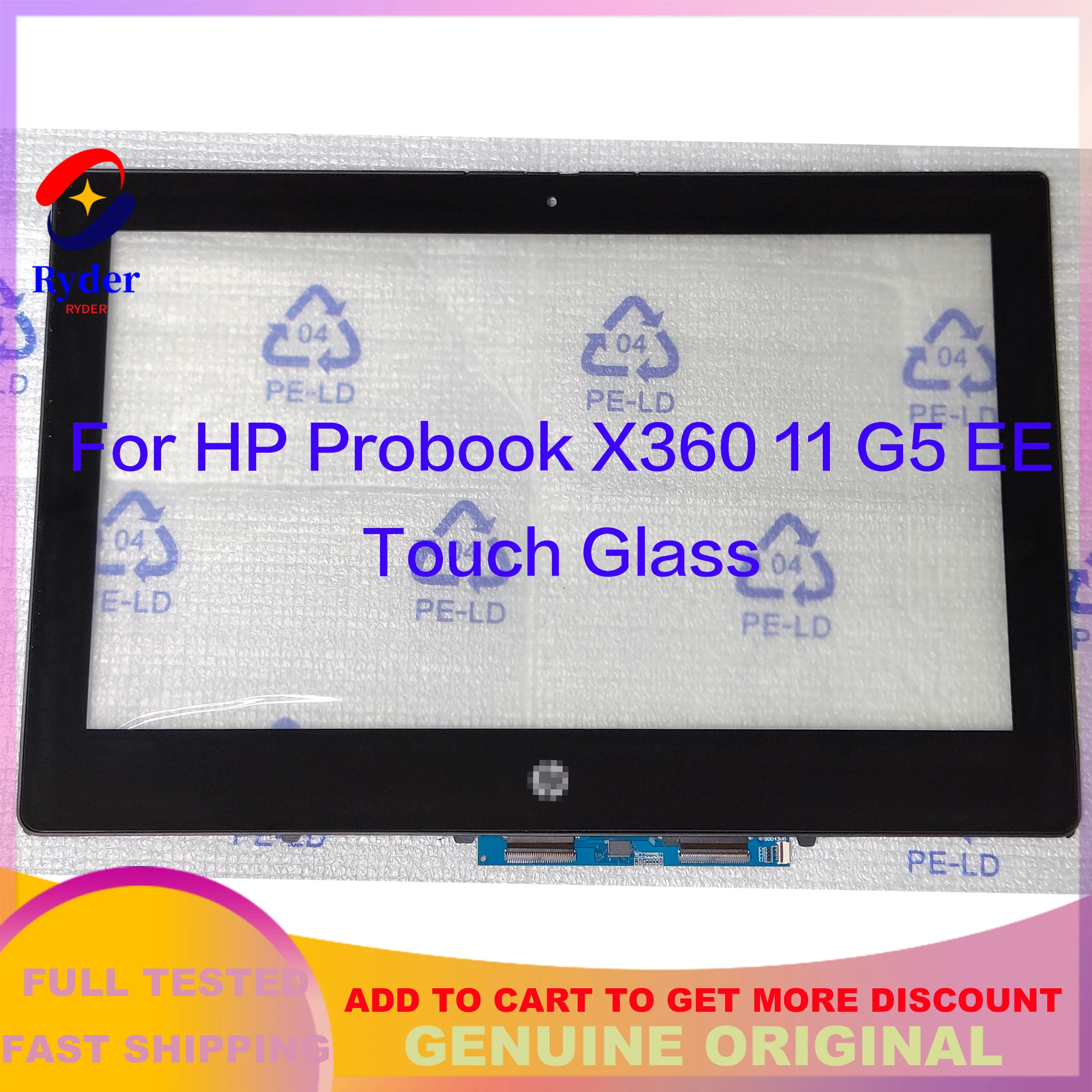 

Orignal 11.6-Inches For HP Probook X360 11 G5 EE Touch Digitizer Glass Only Replacement With Touch Board + Frame