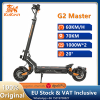 EU Stock Original Kukirin G2 Master Electric Scooter 52V 20.8Ah 2*1000W Motor 60KM/H Speed Hydraulic Shock Absorber Kickscooter