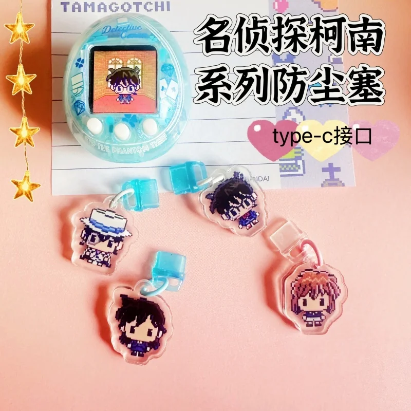 New Tamagotchi Detective Conan Dust Plug Phone Type-C Plug Stopper Phone Decoration Anime Peripherals Holiday Gifts in stock