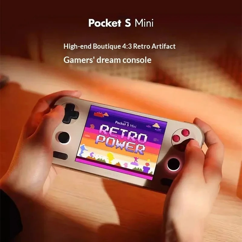 S Mini G3X Rachel Edition Handheld Game Console Retro Portable Game Console 16+512G 4.2inch LCD Screen Gamepad