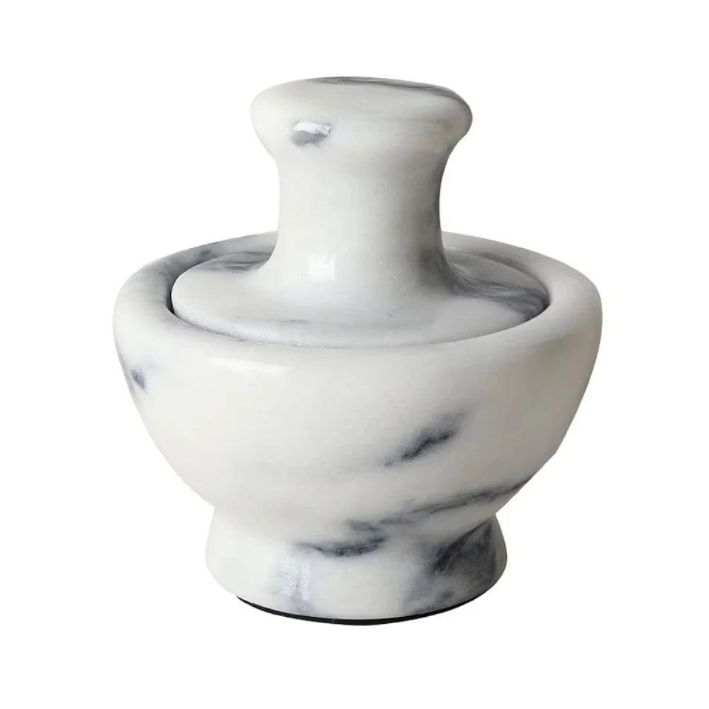 Marble Creative Mushroom Head White, Black, White Marble, Kaki Grey Decorative Bowl Decorations