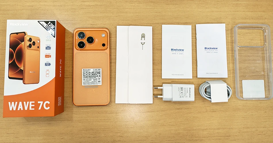 Blackview Wave 7C Smartphone 6.56 inch HD+ IPS Eye-Comfort Screen Display 5000mAh 64GB 128GB 32MP Camera AI CellPhone