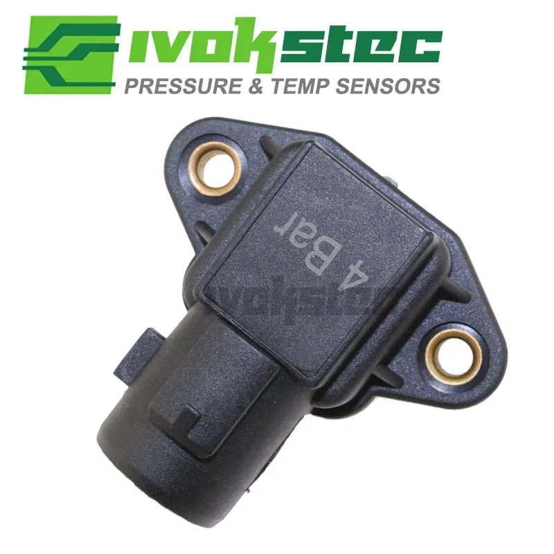 4 Bar 4BAR Air Pressure MAP Sensor For Modified Honda Civic Del Sol Accord CR-V HR-V Logo Prelude Shuttle Odyssey 37830-P05-A01