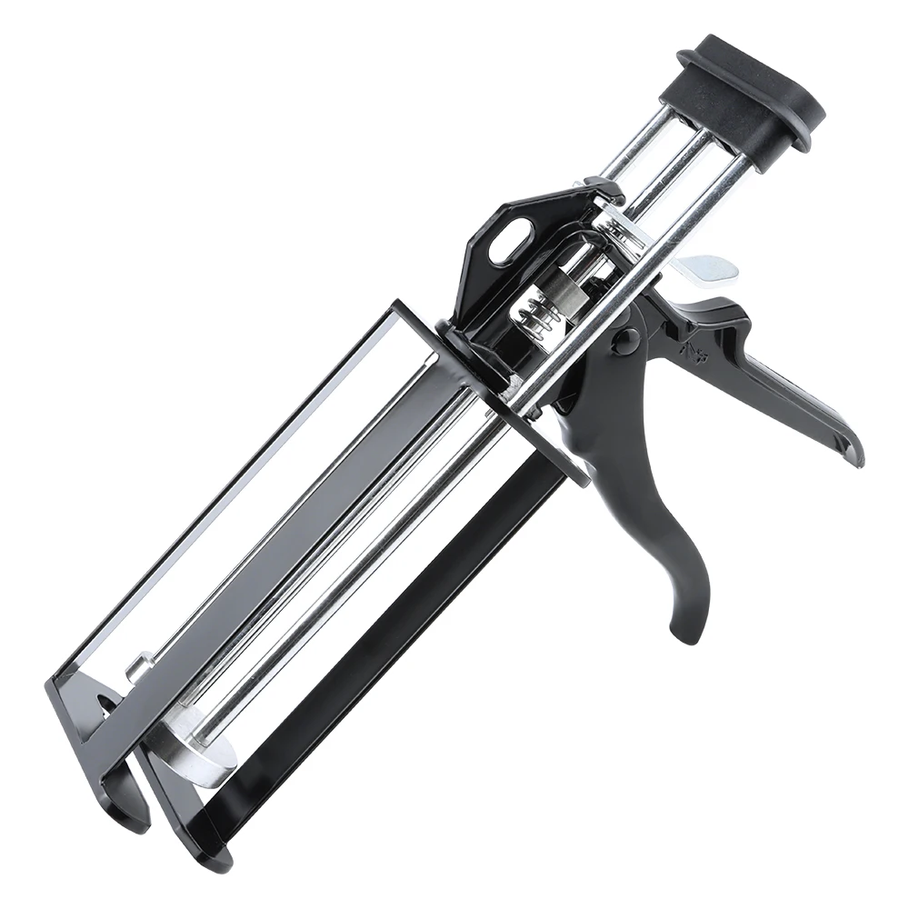 Epoxy Gun Dual Cartridge 250 ml Manual Double Cartridge Caulk Gun (10:1 Mix Ratio) for Plastic Repair Epoxy and Adhesives