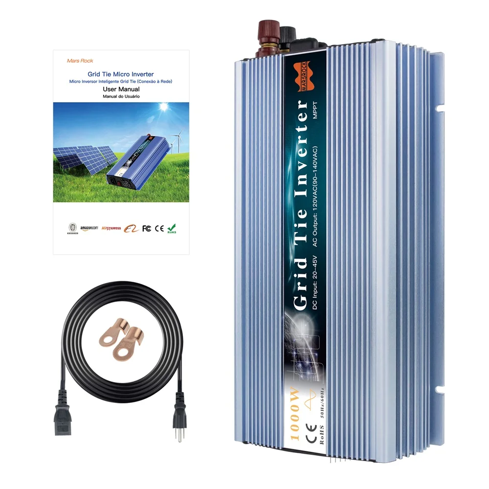 

1000W DC 18-50V AC110V 220V Solar Grid Connected Micro Inverter, Pure Sine Wave, Suitable For Solar Panel Power Generation ﻿