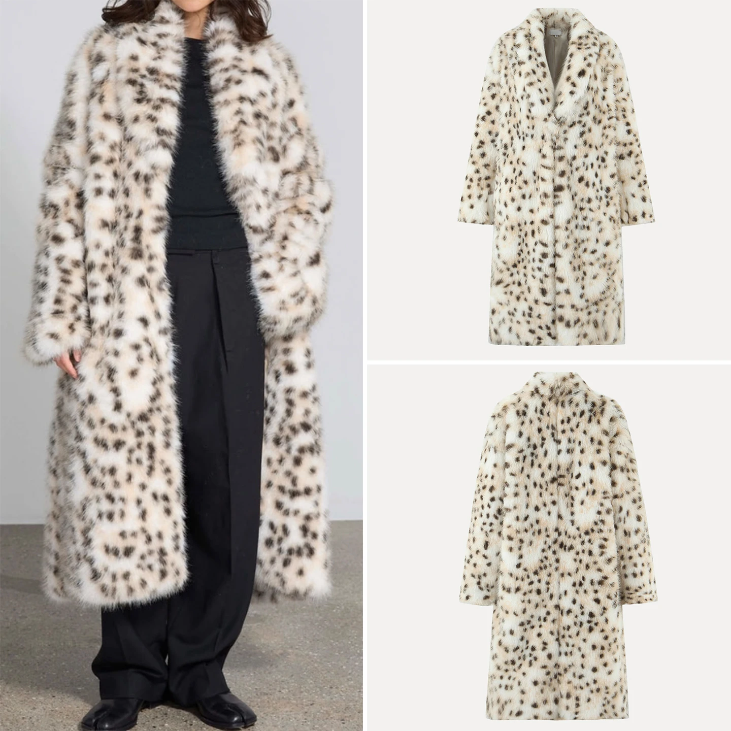 

Новинка осени 202, женская длинная шуба с леопардовым принтом Jaet Z, брендовая модная верхняя одежда для женщин