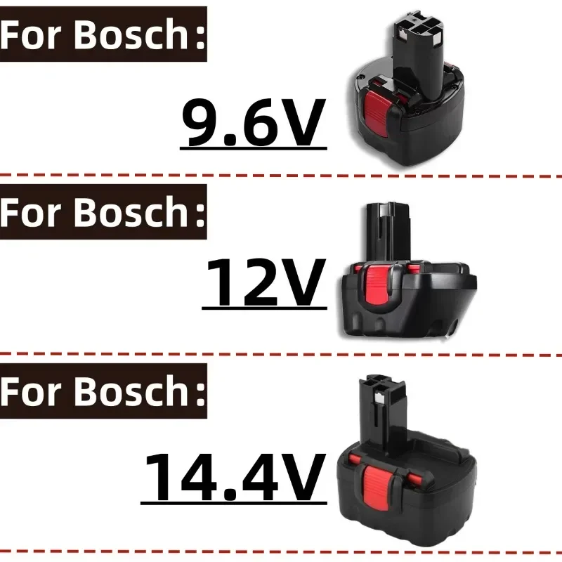 Roza cinnie-For Bosch 9.6V, 12V, 14.4V Power Tool Batteries , BAT040, BAT140,BAT043,PSR 12,BH984, BA