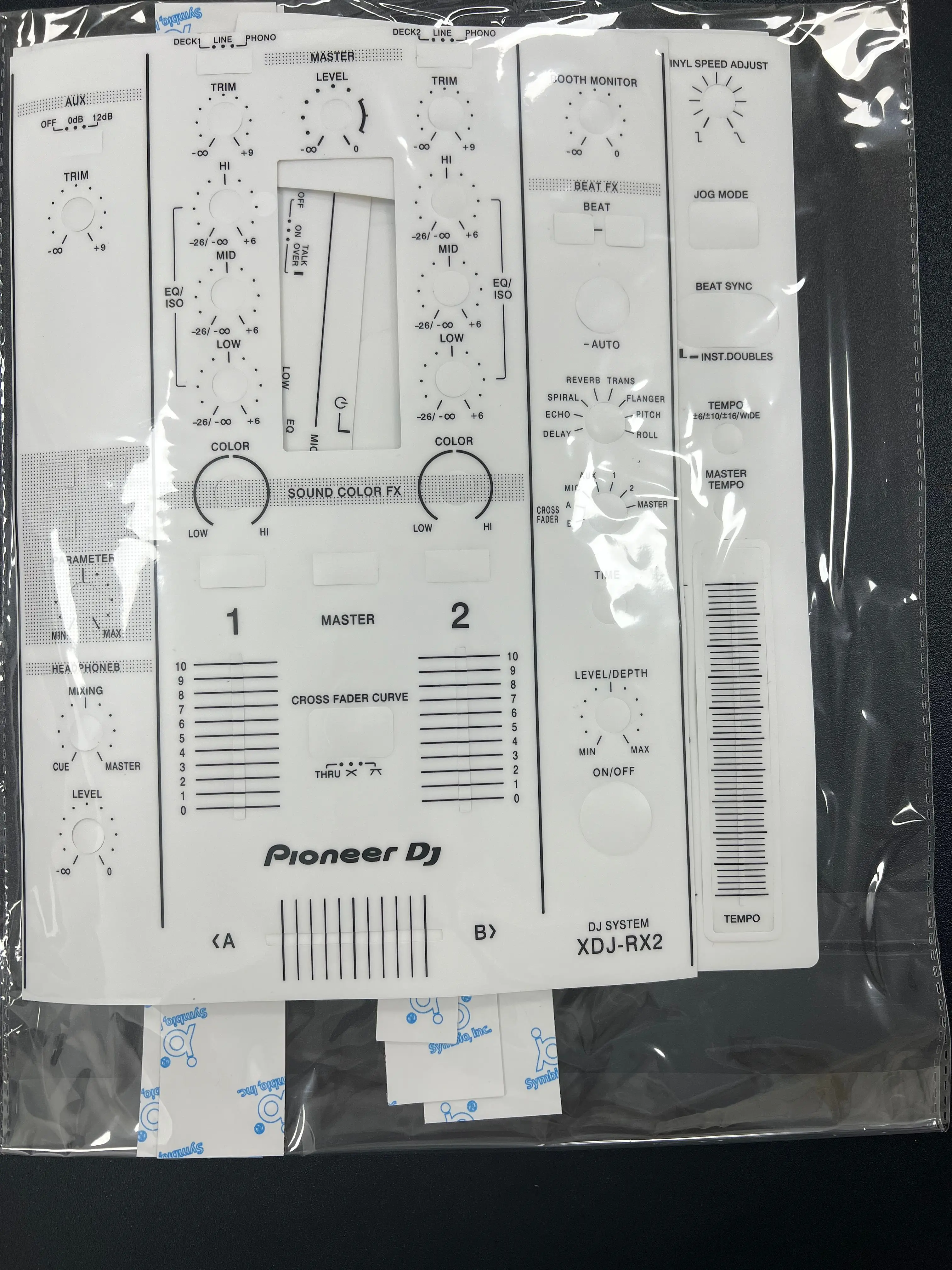 XDJ-RX2 film all-in-one digital DJ controller protection sticker