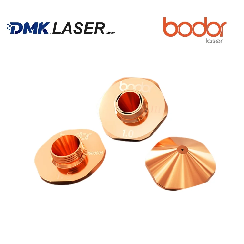 10pcs Bodor Original D28/D32 Laser Cutting Copper Nozzles High-Speed Hexagonal Storm Single/Double Layer for Bodor Cutter Machin