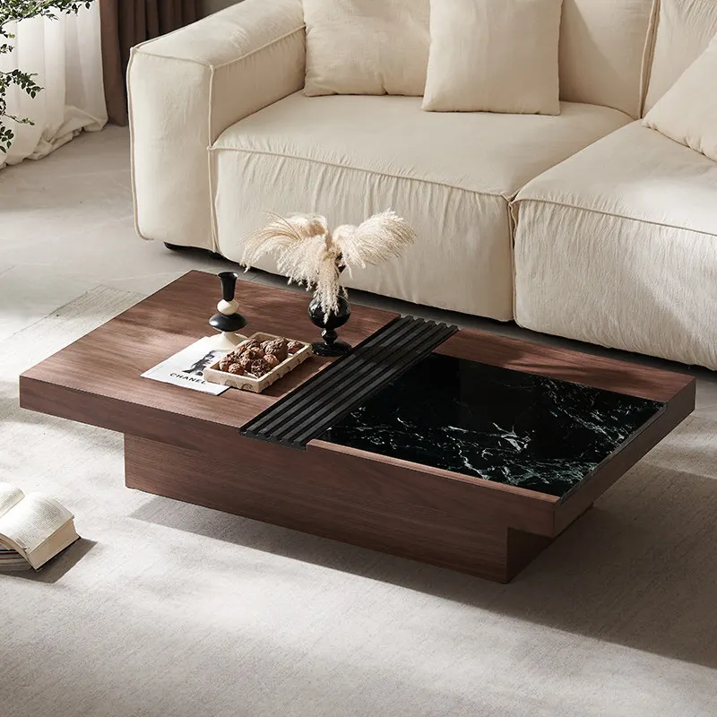 Luxury Dinner Side Table Modern Living Room Designer Standing Moving Writing Coffee Table Wood Mesa Auxiliar Home Furniture
