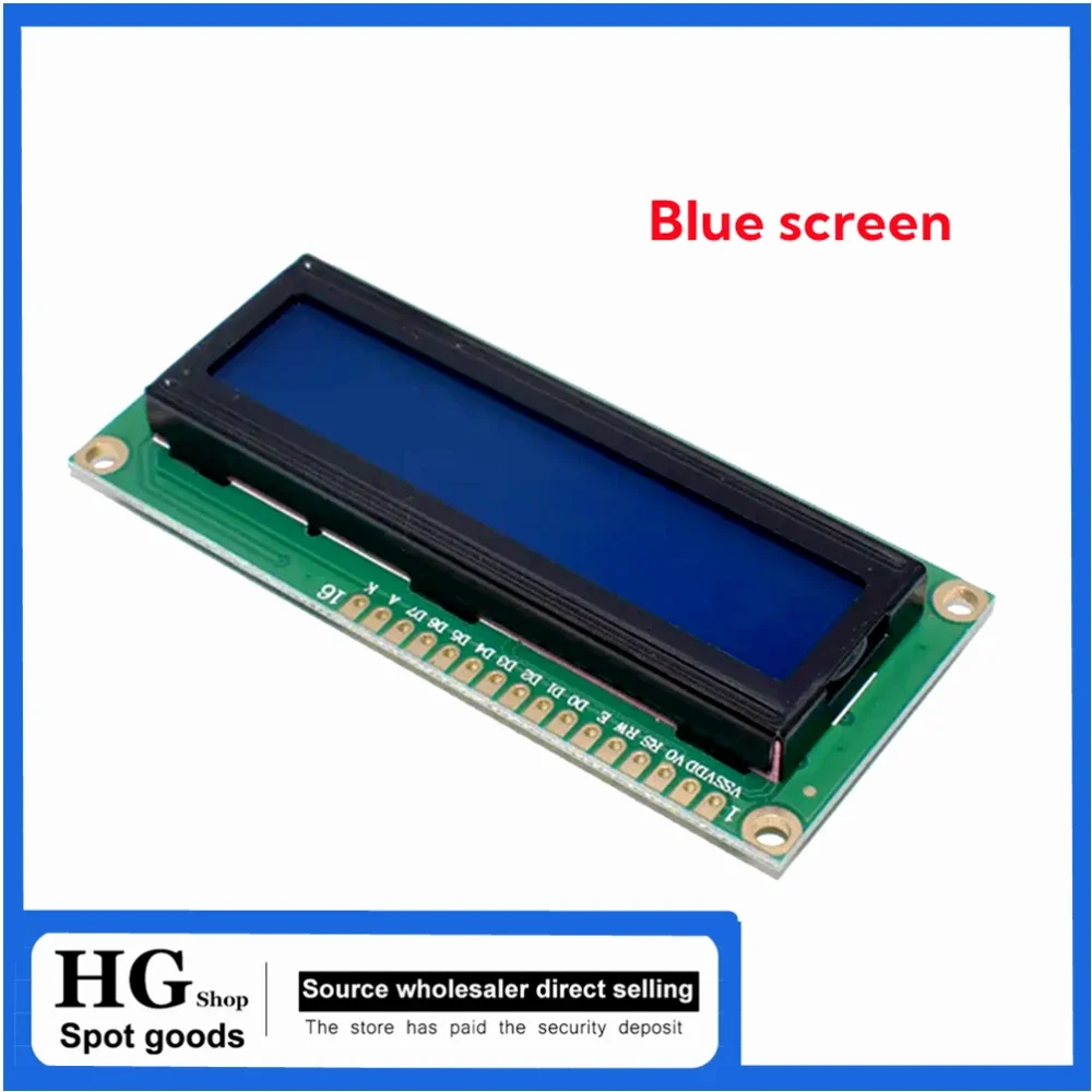 5PCS/Lot  Original new LCD1602 1602 LCD module Blue green screen 16x2 Character LCD Display Module HD44780