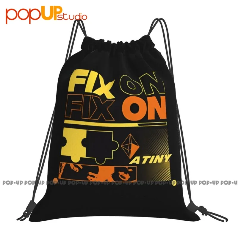 Ateez Mingi Ateez Fix On Kpop Concert Ateez Inception Drawstring Bags Gym Bag Print Art Print