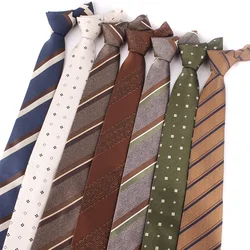Jacquard Ties For Men Women Fashion Striped Necktie For Groomsmen Suits Groom Tie For Wedding Men's Wine Neckties For Gifts