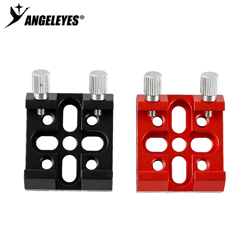 Angeleye sinking cross base dovetail groove star seeking guide rail clamp telescope accessories red and black