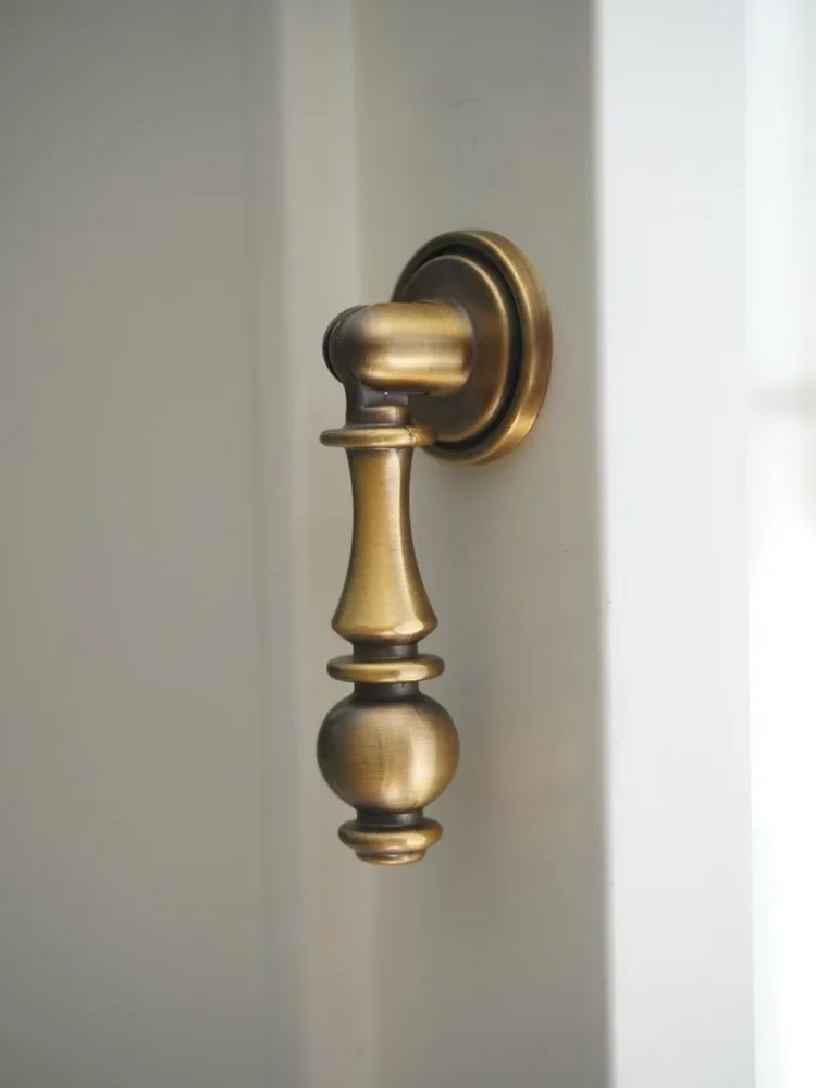 

Современная простая модная ручка-кнопка из позолоченной/посеребренной латуни для выдвижных ящиков, обувных шкафов, кухонных шкафов и дверей, бронзовая ручка