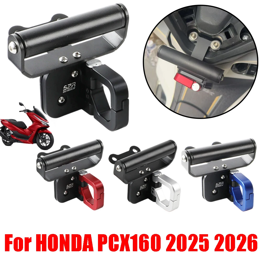 For Honda PCX160 PCX 160 Motorcycle Accessories Phone GPS Navigation Bracket Stand Helmet Hook Luggage Storage Bag Hanger Holder