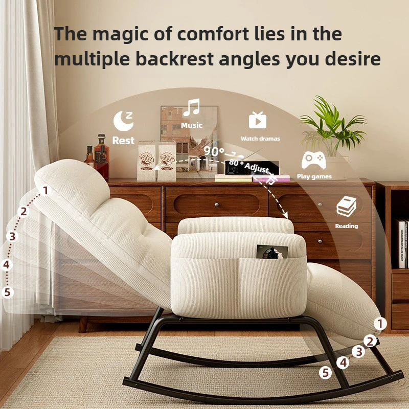 Swinging Chair,lazy Sofa, Lounge Chair,adults Can Sleep,balcony,home Use,leisure Leisurely Chair,single Living Room, Lazy Chairs