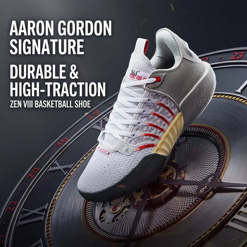 361 Degrees AG ZEN 8.0 Men Basketball Shoes New Trendy Combat Wear-resistant Protection Anti-slip Stable Male Sneakers 572621109