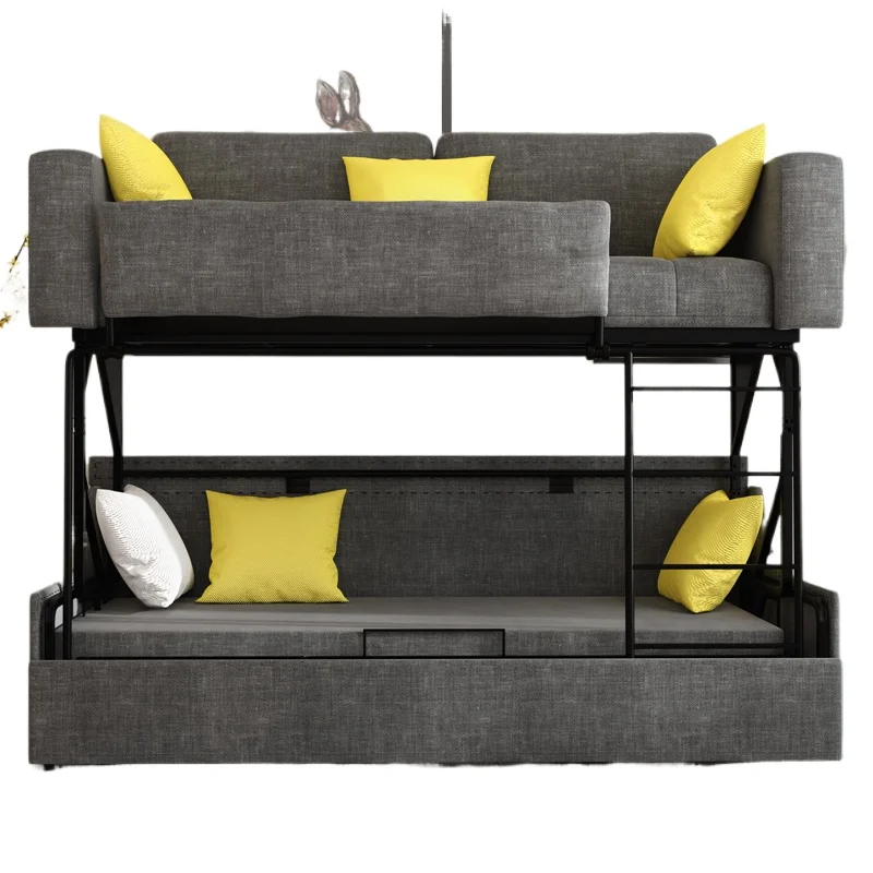 

Folding sofa bed dual-purpose, multi-functional living room dismantling and washing sofa