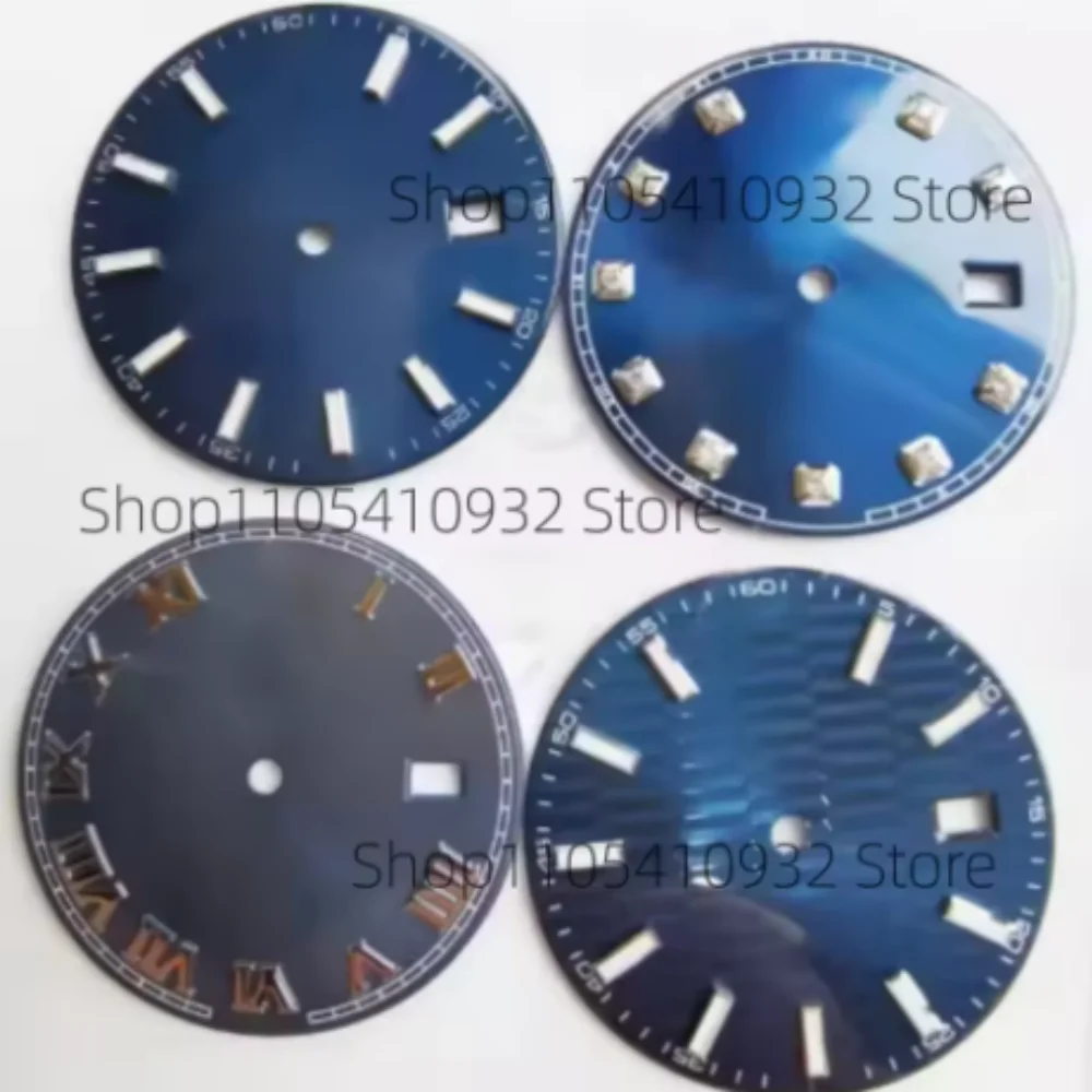 

AR factory watch dial for DJ 3235 movement 126334 blue lumen 41mm