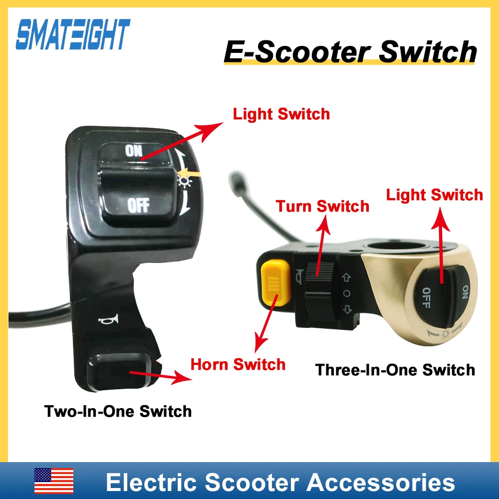 

Переключатель электрического скутера Переключатель «три в одном» или переключатель «два в одном»