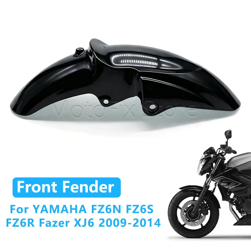 Motorcycle Front Tire Hugger Fender Mudguard Splash Guard Accessories For YAMAHA FZ6N FZ6S FZ6R Fazer XJ6 2009-2014
