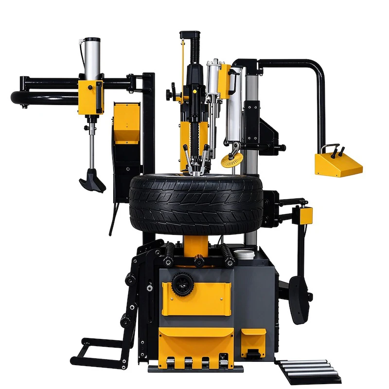 28 Inch Fully Automatic Tire Changer High Quality with CE, Variable Frequency Servo Motor Vertical Lift