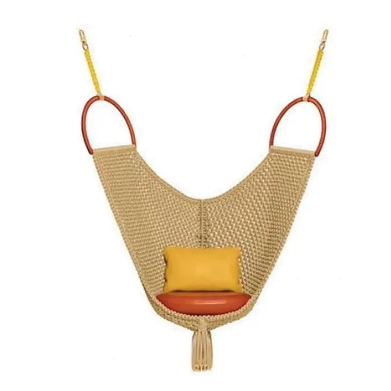 Durable Waterproof Outdoor Rope Swing Chair Minimalist Design Garden Hanging Seat for Patio Dining Area Comfortable