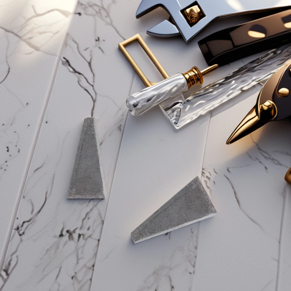 

20Pcs Triangle Steel Handle Replacement Durable High Carbon Steel Wedges for Tool Reinforcement and Safety Repair