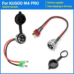 Charging Interface Power Charger for KUGOO M4 PRO Electric Scooter T-head Charging Port Cable 3 Pin Plug E-Scooter Accessories