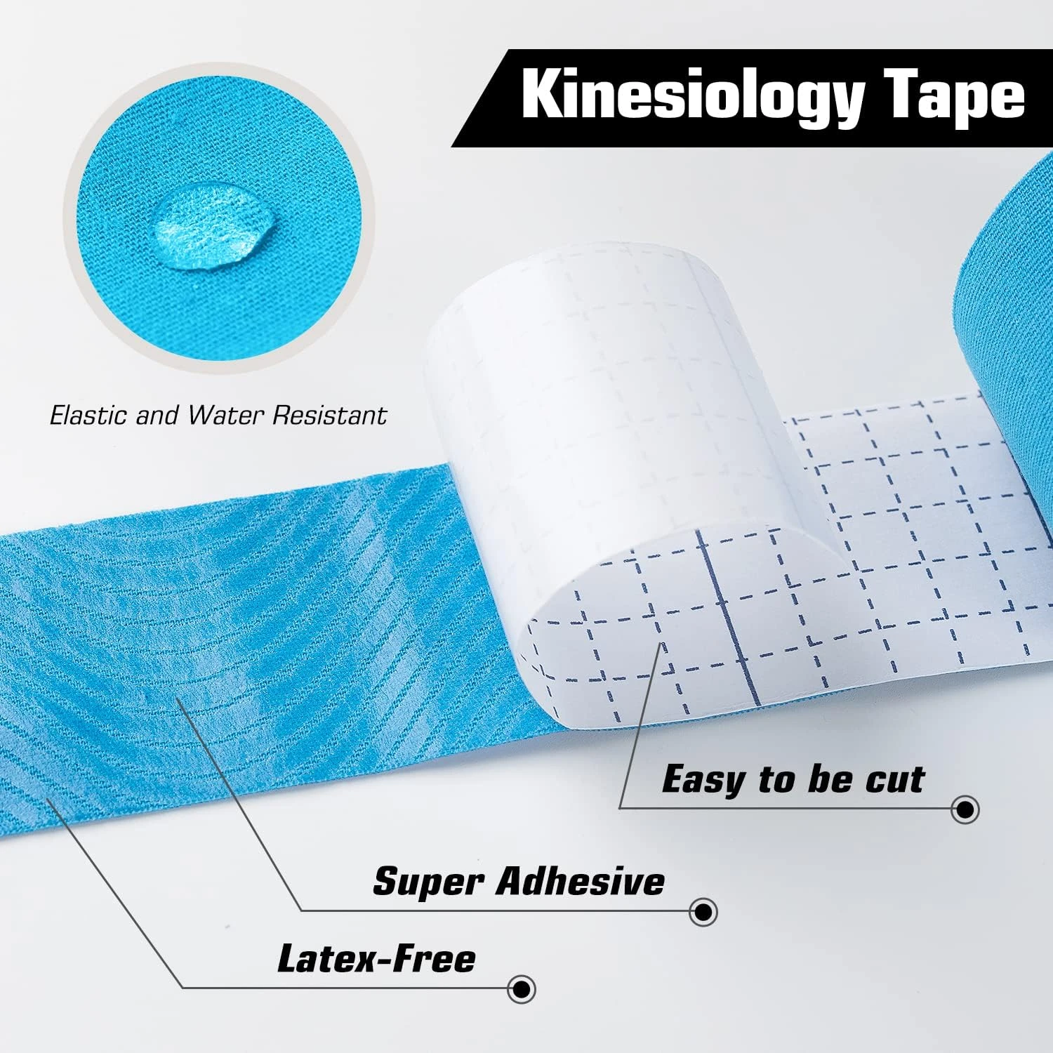 شريط فيلتروس المرن عالي الجودة ومرن ومرن ومقاوم للماء - دعم مثالي للرياضيين المحسنين