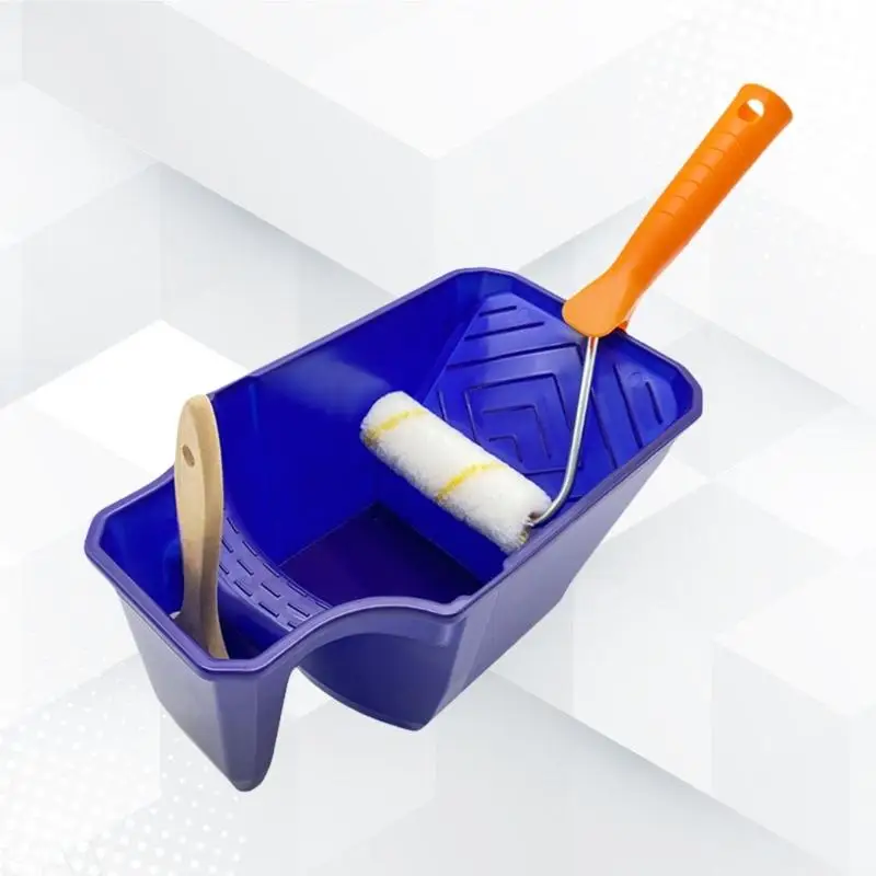 

G7NA Industrial Plastic Paint Bucket Tray for Automotive Surfaces Maintenance Nonslip Base & Contoured Handle for Secure Grip