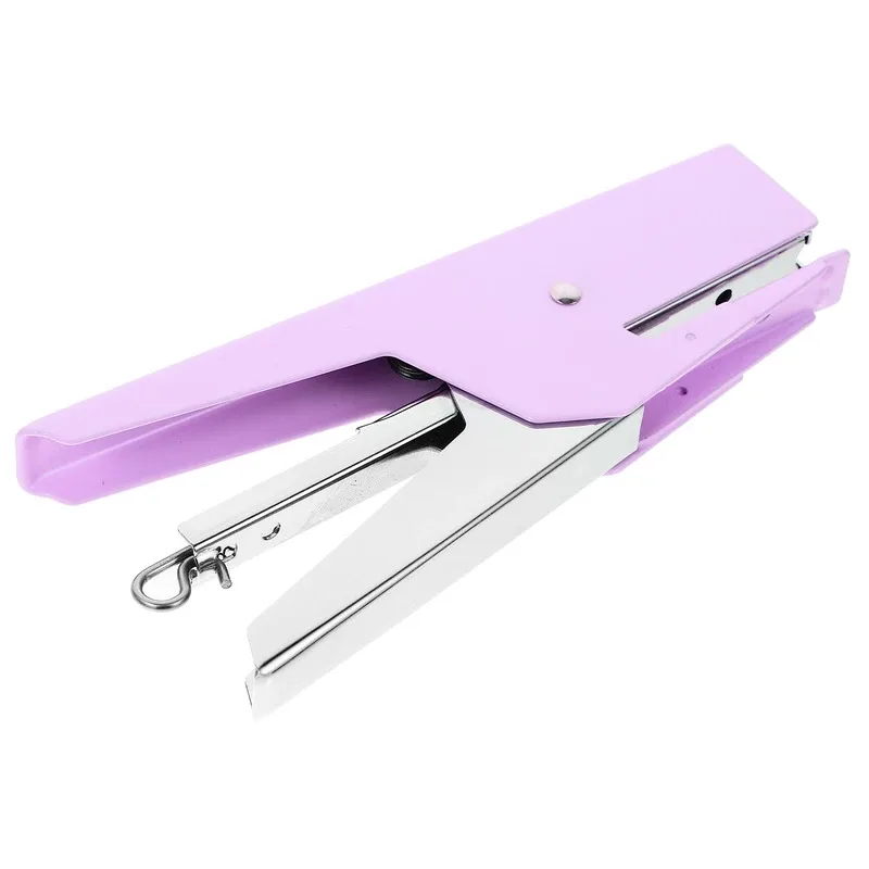Hand-held Stapler Portable Small Staplers Office Purple Fashion Student