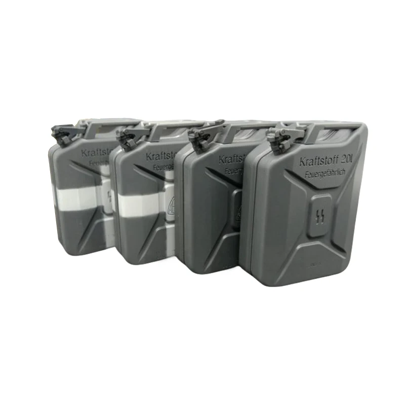 Modèle de réservoir de carburant à l'échelle 1/6, conteneur d'essence en plastique ABS, Mini Diorama, accessoires pour Simulation de modèles de voitures de scène militaire, 1 pièce