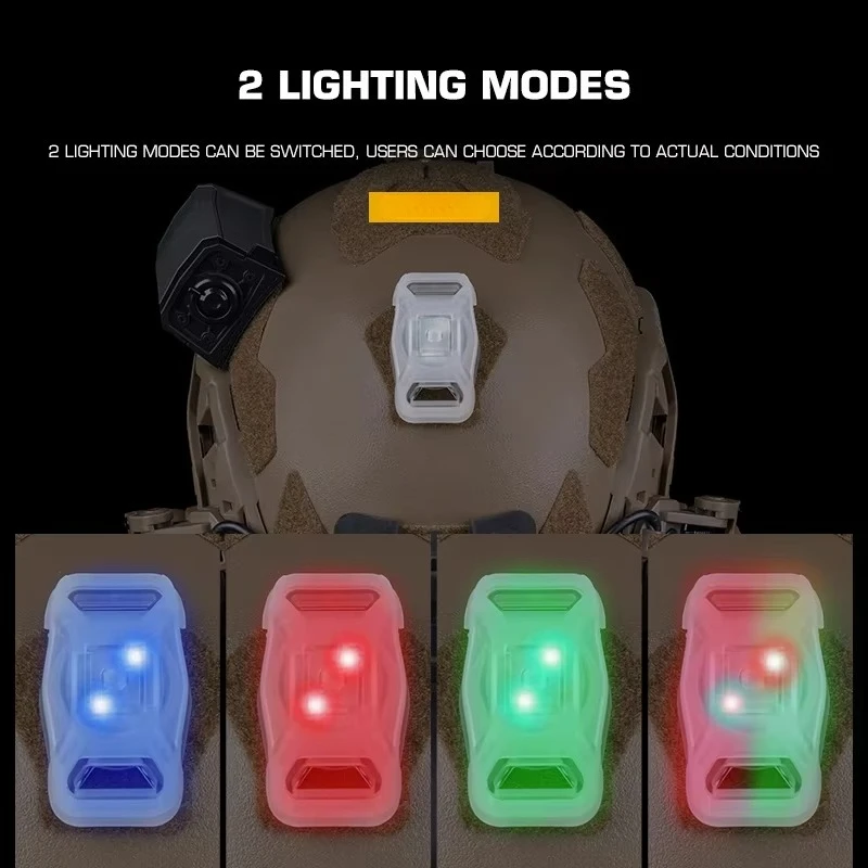 Luz de señal táctica NANO con modos IR y MOLLE para pesca y caza - imagen 4