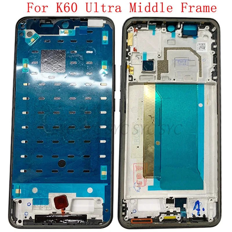 Middle Frame Center Chassis For Redmi K60 Ultra Phone Housing Metal LCD Frame Repair Parts