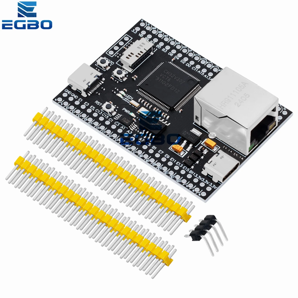 لوحة تطوير ch32v30vCT6 ، دعم 7core ، RT-على متن الطائرة ، وحدات تحكم RISCV 32 بت ، اردوينو ،