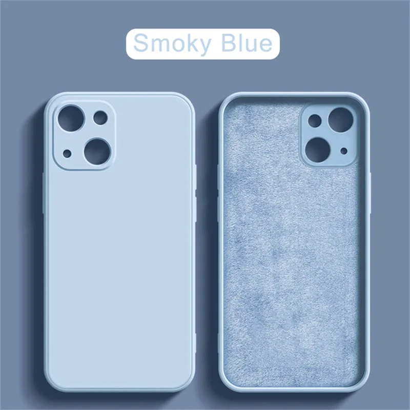 Liquid Silicone Phone Case For iPhone 11 13 12 Pro Max Mini X XR XS Max 7 8 Plus SE 2020 Cover